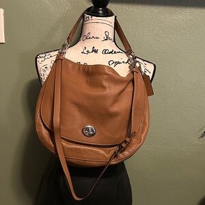 Coach Brown Leather Shoulder Bag